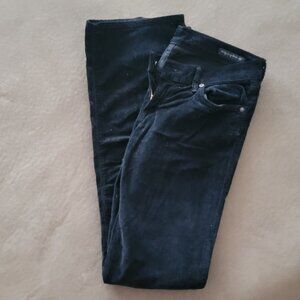 CITIZENS OF HUMANITY Black Velvet Jeans In Size 29 Low Waist (NWOT)